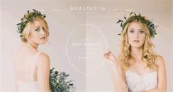 Desktop Screenshot of anastasiiaphotography.com